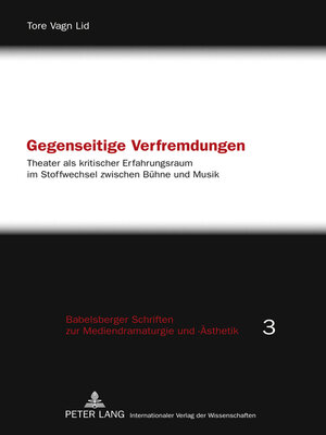 cover image of Gegenseitige Verfremdungen